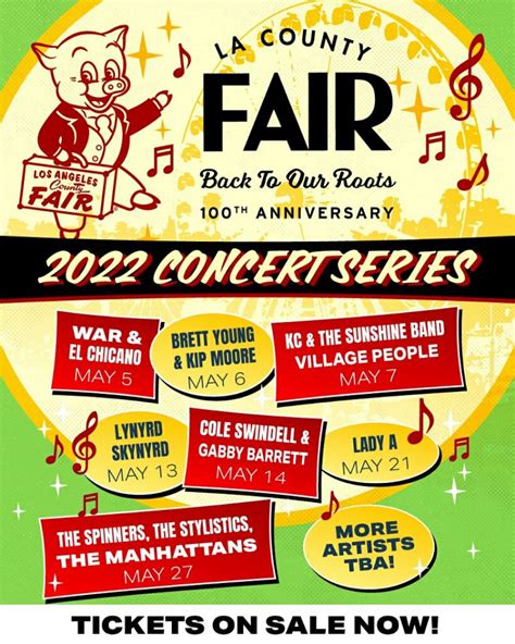 The 2022 LA County Fair Concert Series Lineup Has  .